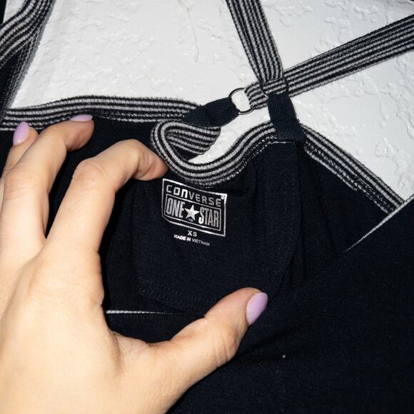 Converse Navy Blue Striped‎ Cross Back Dress Size XS - Picture 5 of 6
